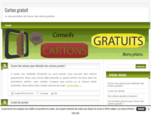 Tablet Screenshot of carton-gratuit.com